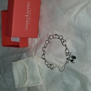 James Avery Connected Hearts Charm Bracelet